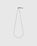Dries van Noten – Logo Tag Necklace Silver - Jewelry - Silver - Image 1