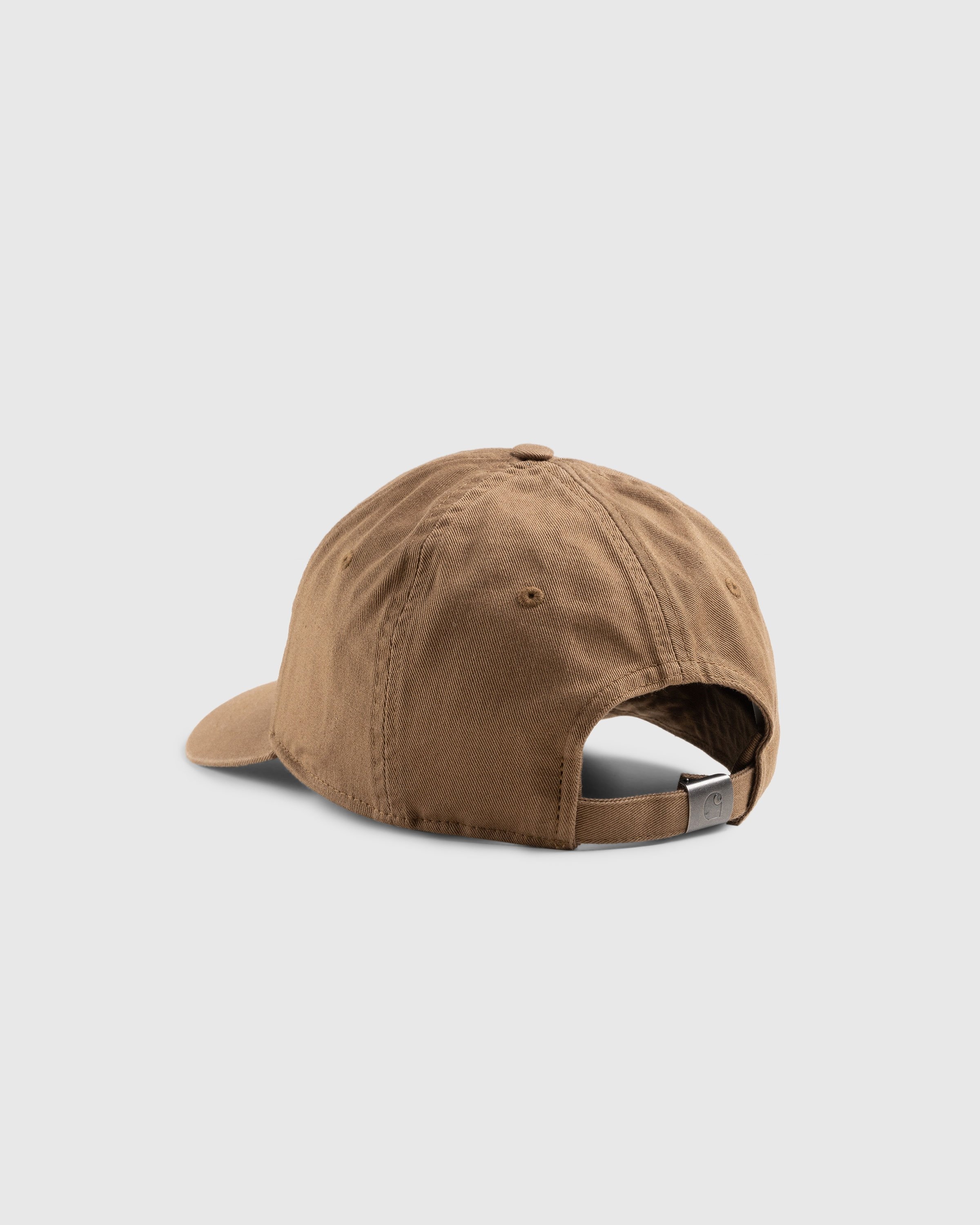 Carhartt WIP – Madison Logo Cap Buffalo - Hats - Brown - Image 3