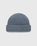 Acne Studios – Small Face Logo Beanie Grey Melange - Hats - Grey - Image 1