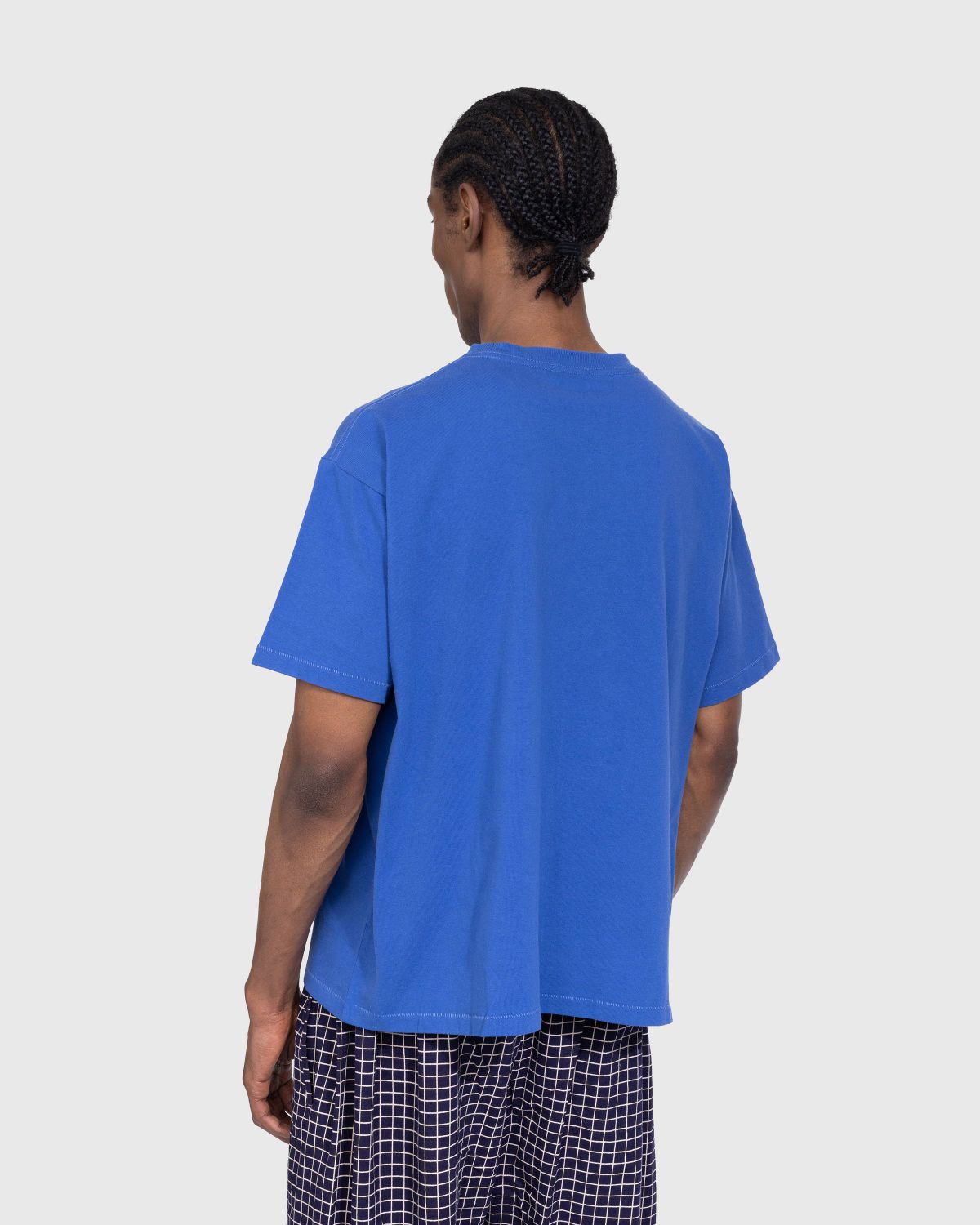 bode – Flocked Nouveau Tee - T-shirts - Blue - Image 3