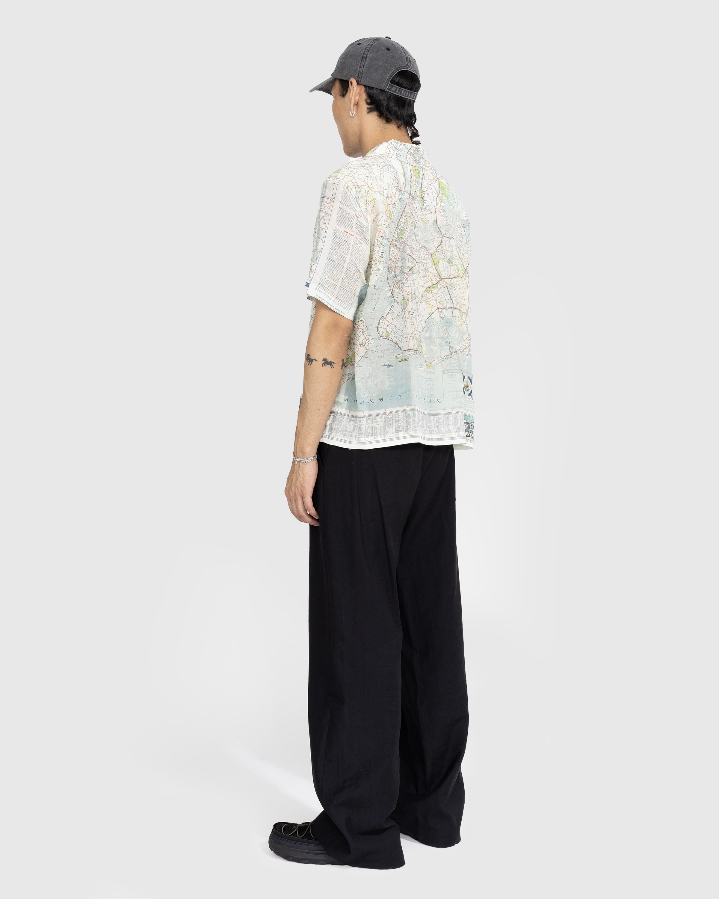 Bode – New York City Map Short-Sleeve Shirt Multi - Shirts - Multi - Image 3