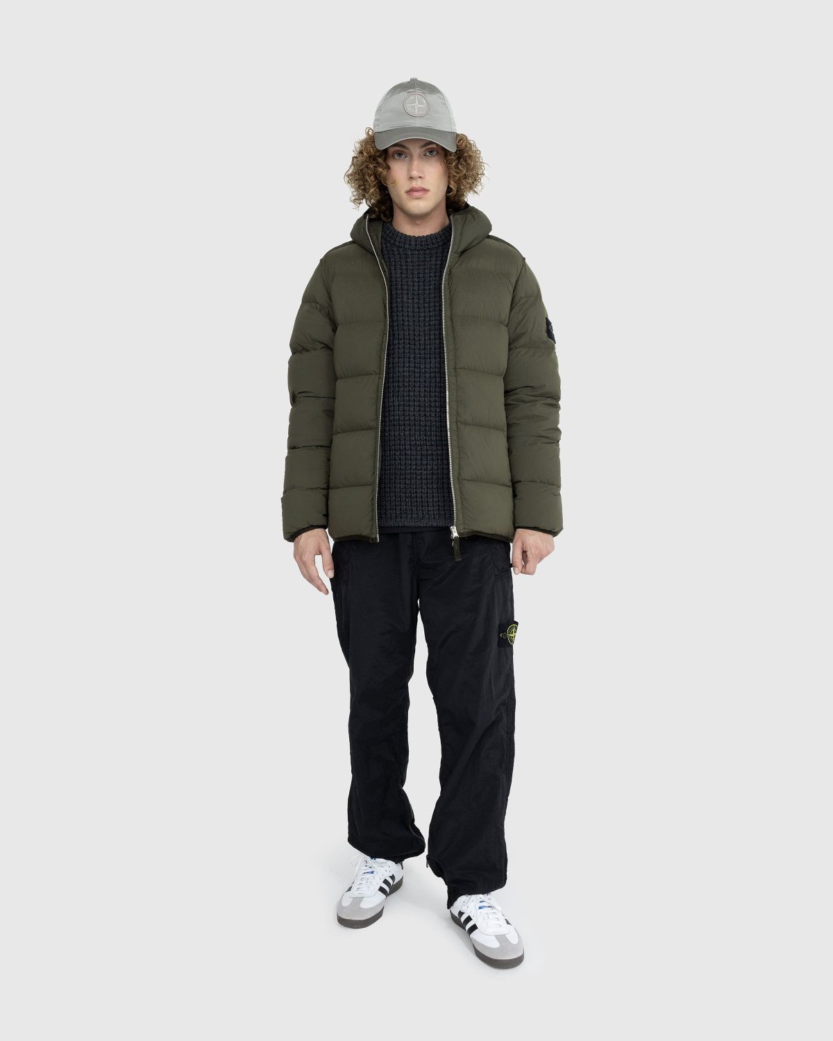 Stone Island – Real Down Jacket Olive - Outerwear - Green - Image 3
