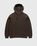 Gramicci – One Point Hooded Sweatshirt Brown Pigment - Sweats - Brown - Image 1