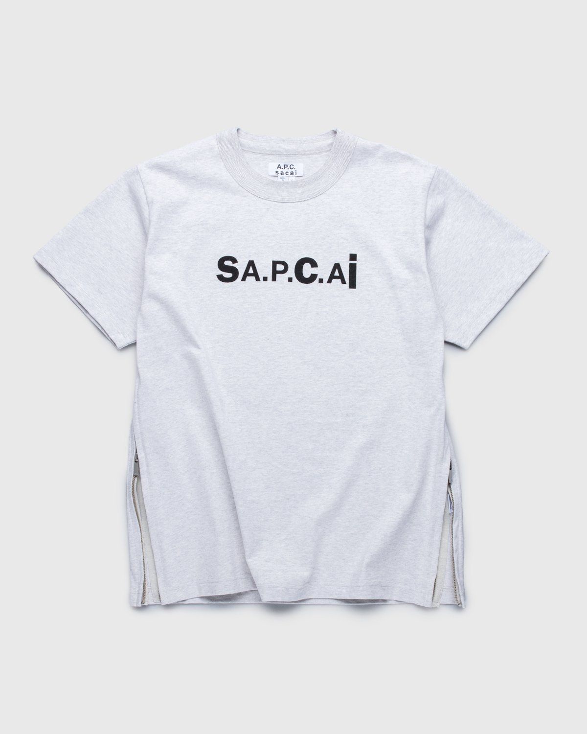 A.P.C. x Sacai – Kiyo T-Shirt Light Grey - T-shirts - Grey - Image 1
