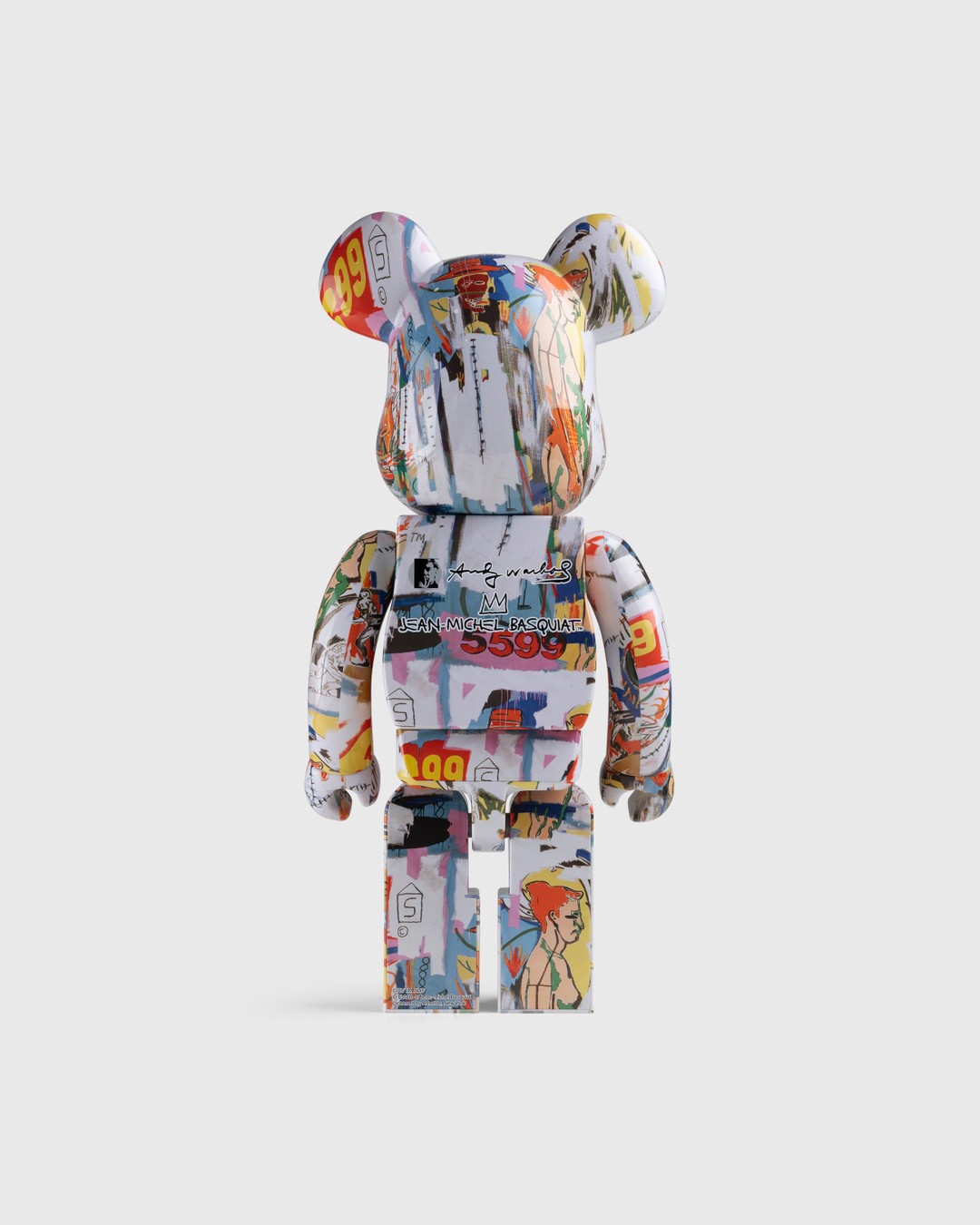 Medicom – Be@rbrick Andy Warhol x Jean-Michel Basquiat #4 400% Multi - Toys - Multi - Image 2