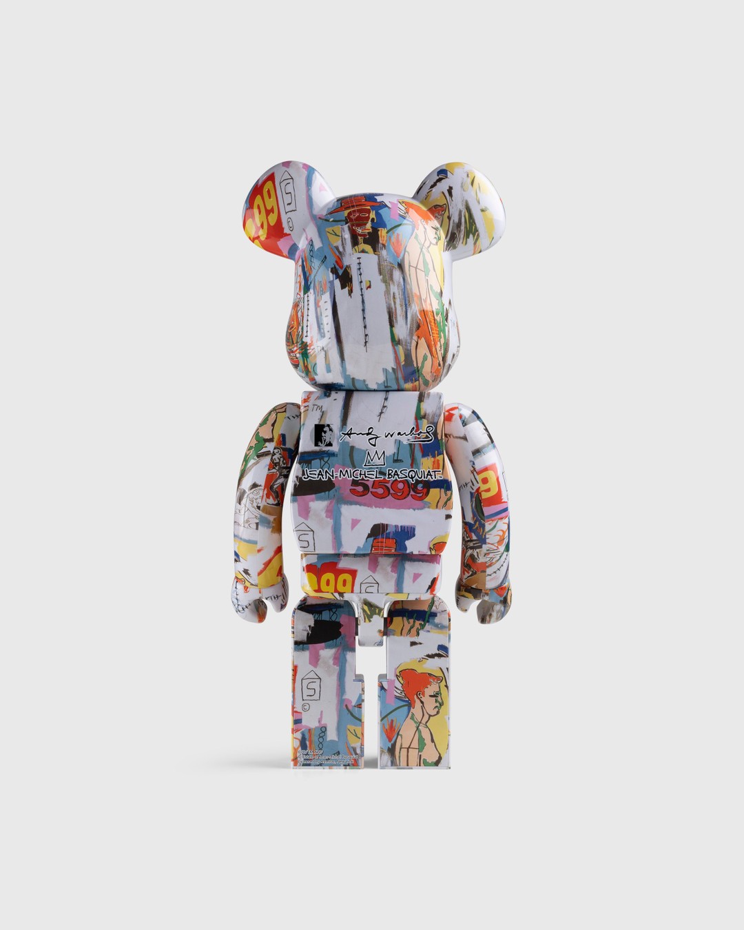 Medicom – Be@rbrick Andy Warhol x Jean-Michel Basquiat #4 400% Multi - Art & Collectibles - Multi - Image 2