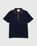 Jil Sander – Short Sleeve Knit Shirt Dark Blue