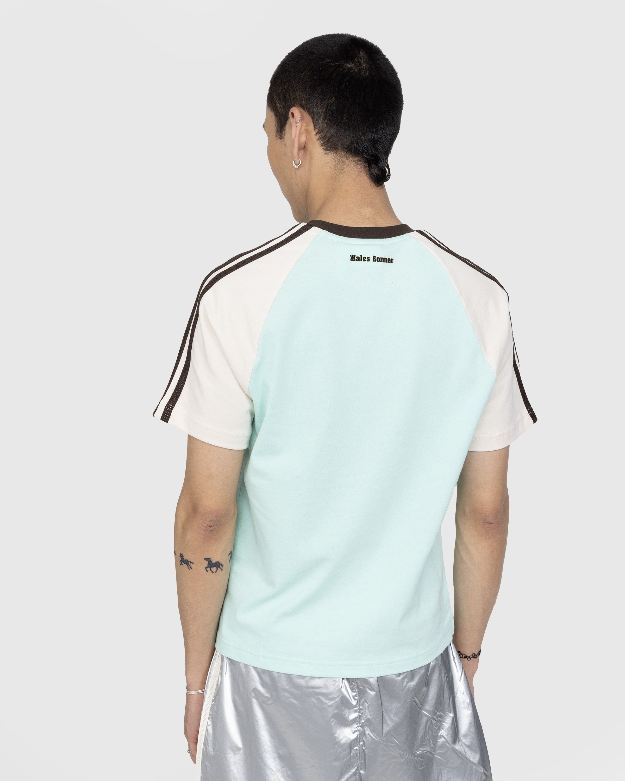Adidas x Wales Bonner – Organic Cotton Tee Clear Mint - T-shirts - Green - Image 3