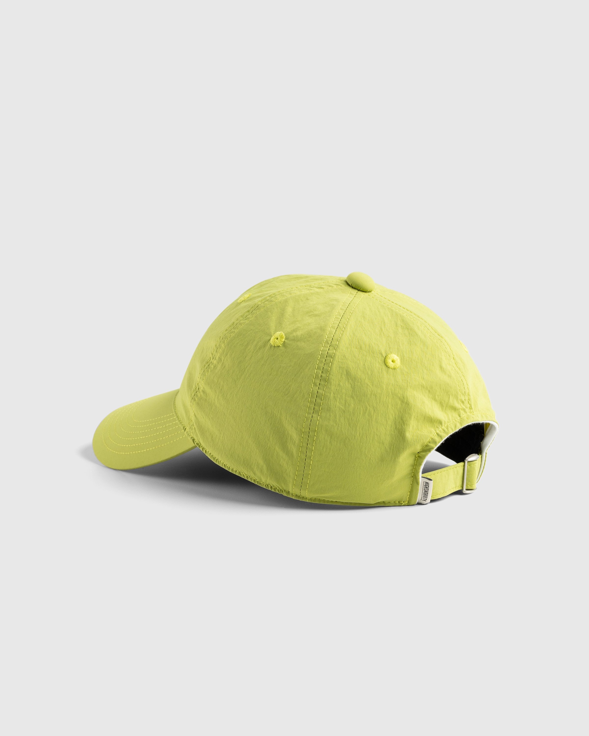 Highsnobiety – Nylon Ball Cap Lime - Hats - Green - Image 3