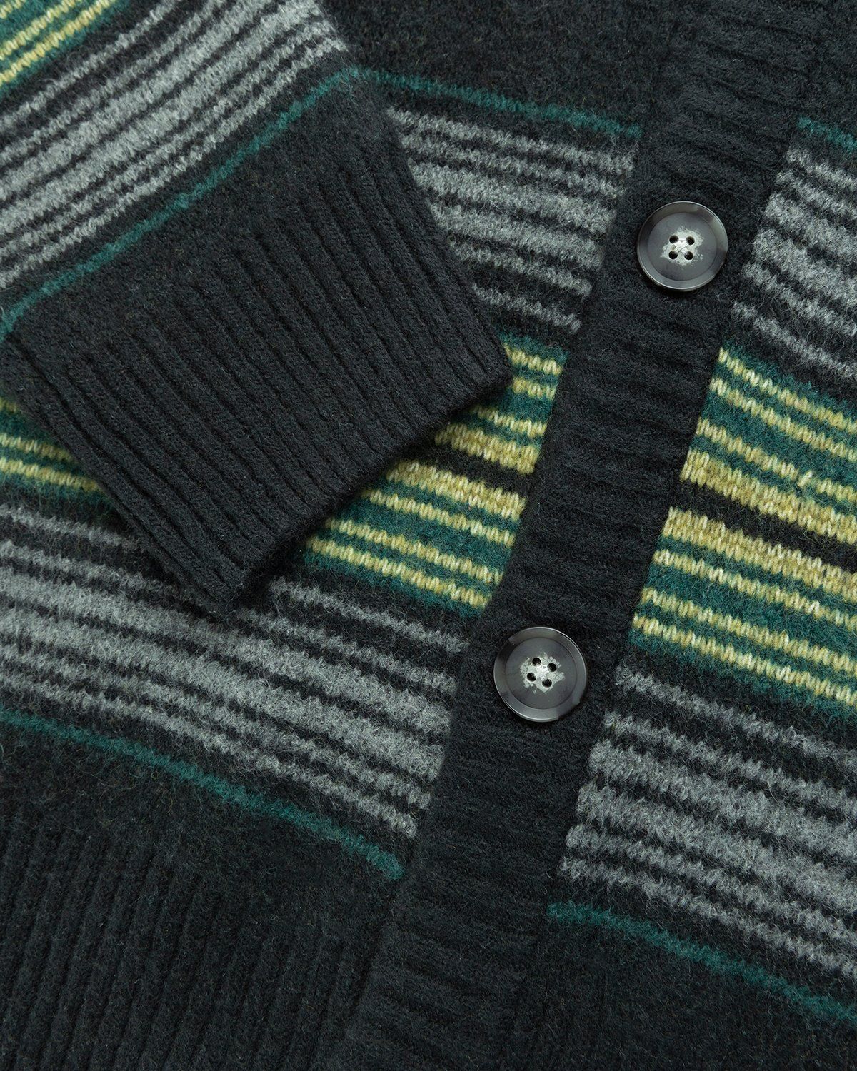 Carhartt WIP – Dillon Cardigan Stripe Black - Knitwear - Black - Image 5