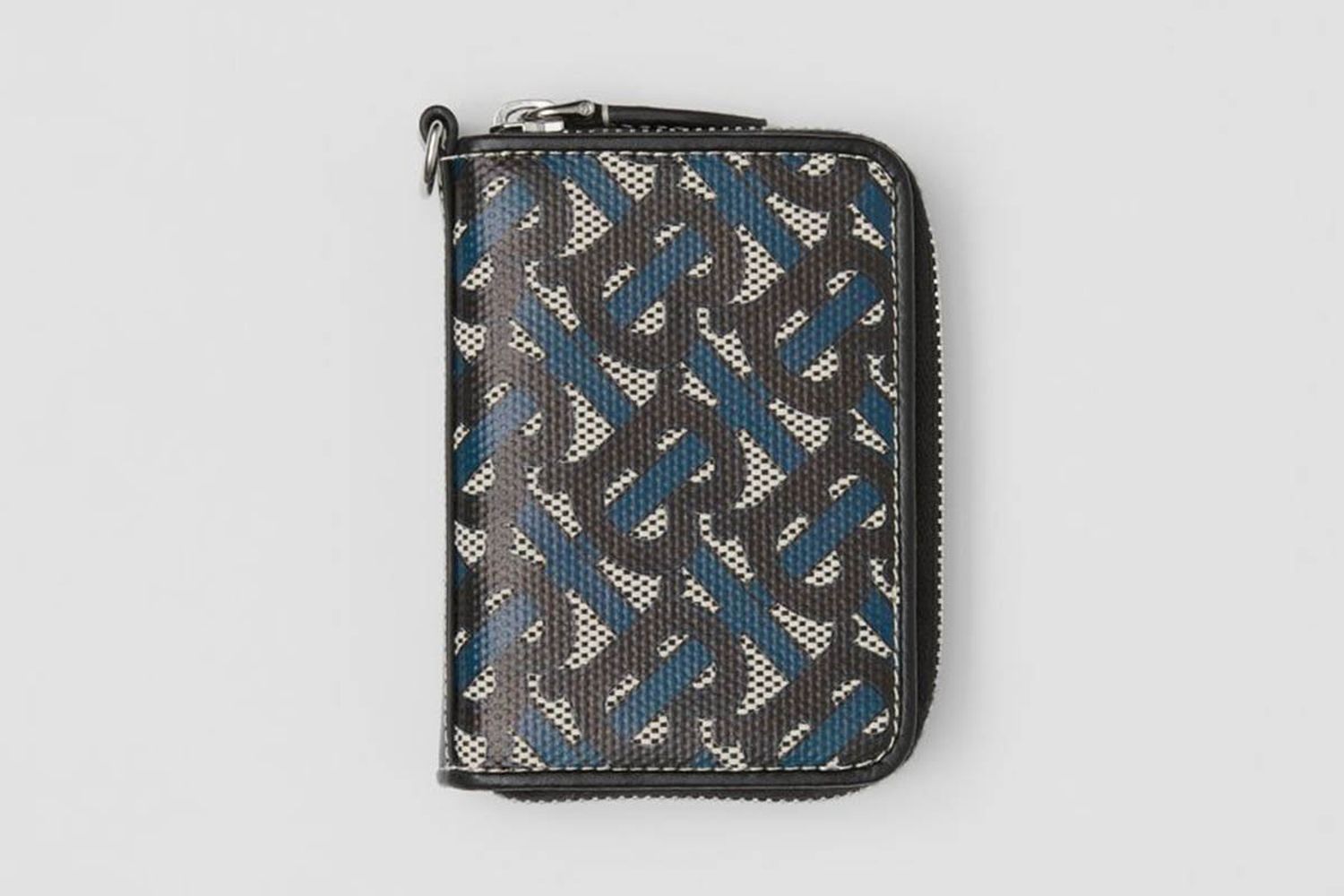 Monogram Print Card Case Lanyard