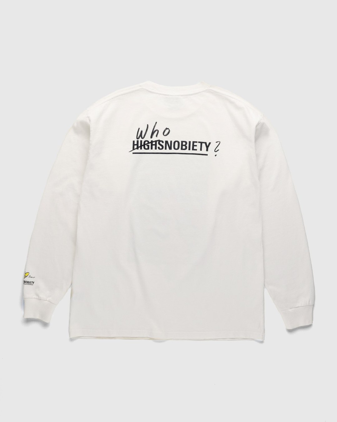 Simon Fujiwara x Highsnobiety – Mona Lisa Longsleeve White - Longsleeves - White - Image 2