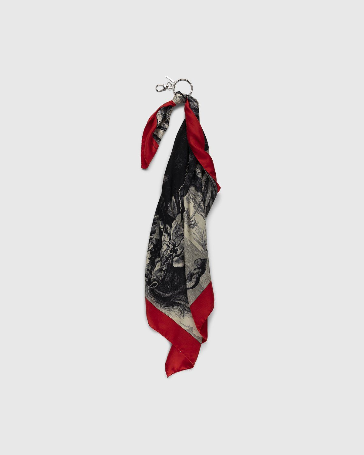 Dries van Noten – Keychain With Scarf Red - Keychains - Red - Image 1