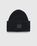 Acne Studios – Large Face Logo Beanie Black - Hats - Black - Image 1