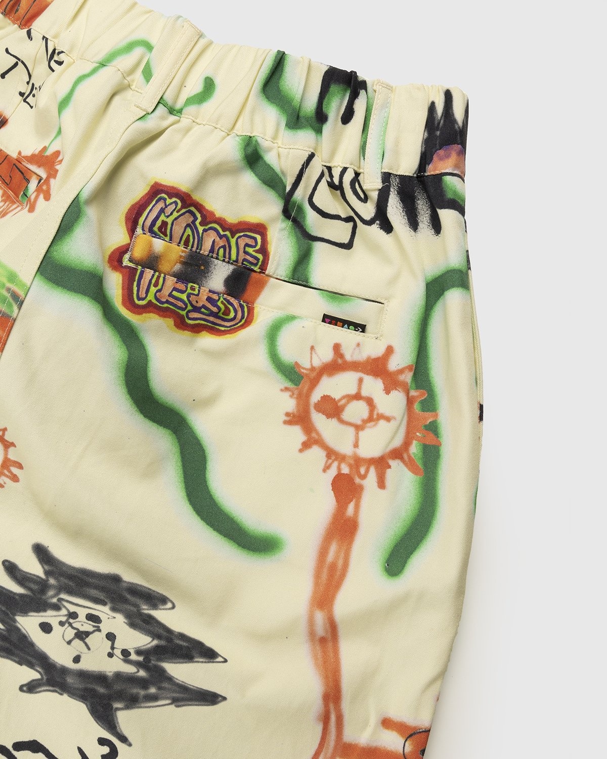 Converse x Come Tees – Floral Triangle Front Chino Bone - Pants - Multi - Image 5