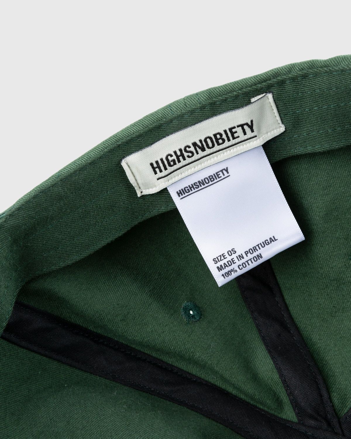 Café de Flore x Highsnobiety – Not In Paris 4 Logo Cap Green - Hats - Green - Image 4