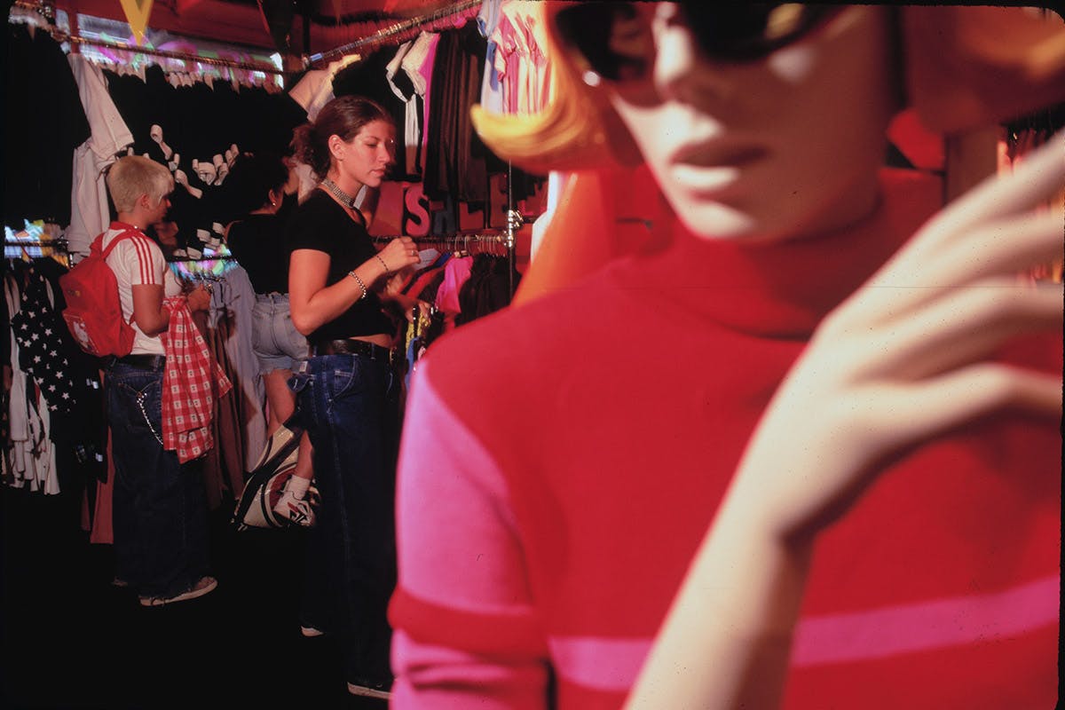 New York City: Shopping at Patricia Fields, 1995