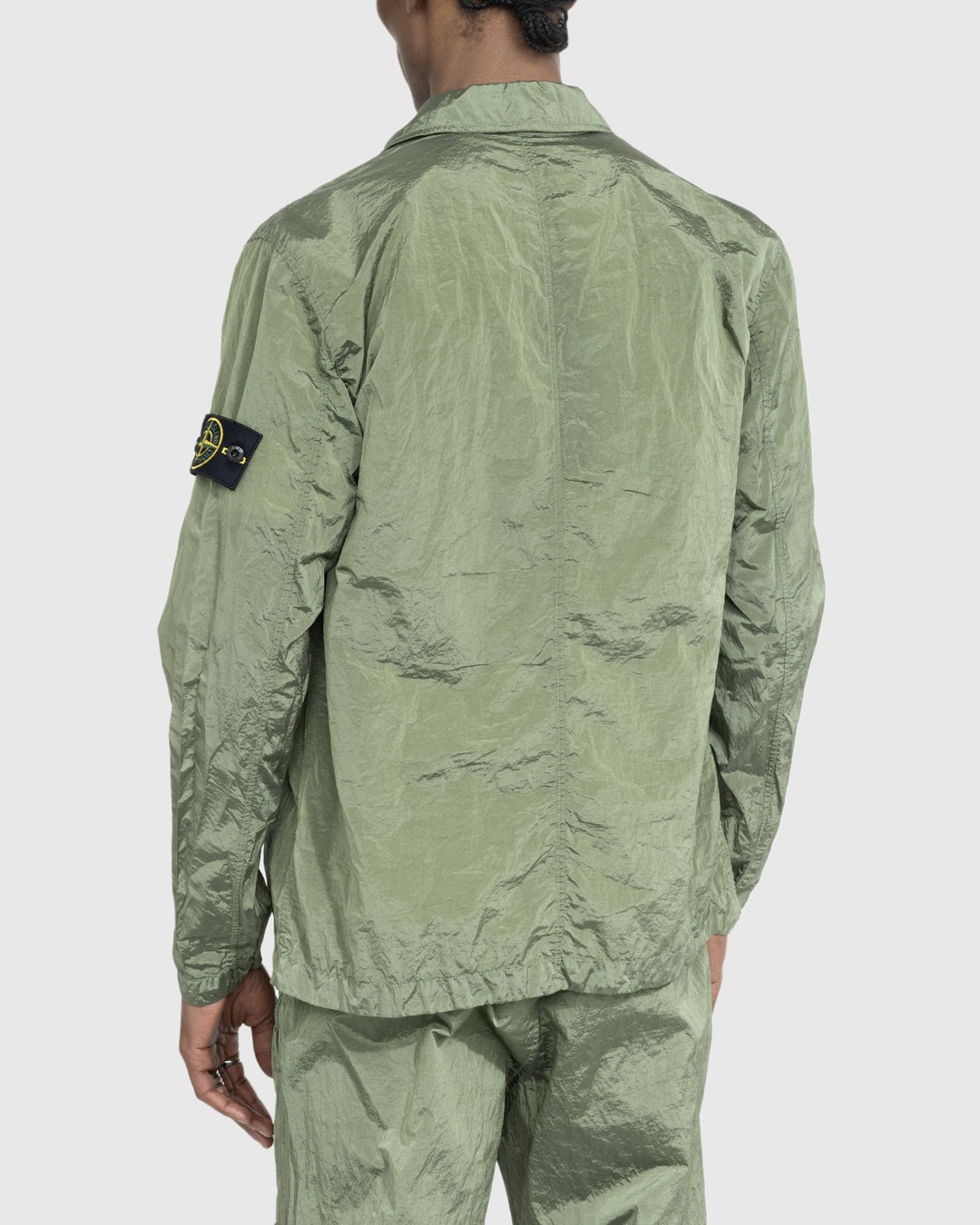 Stone Island – Overshirt Green 10919 - Shirts - Green - Image 3