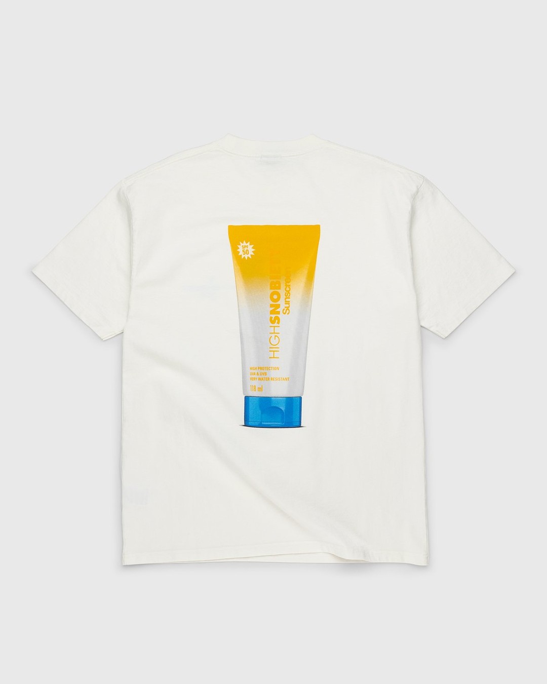 Highsnobiety – Sunscreen T-Shirt White - T-Shirts - White - Image 1