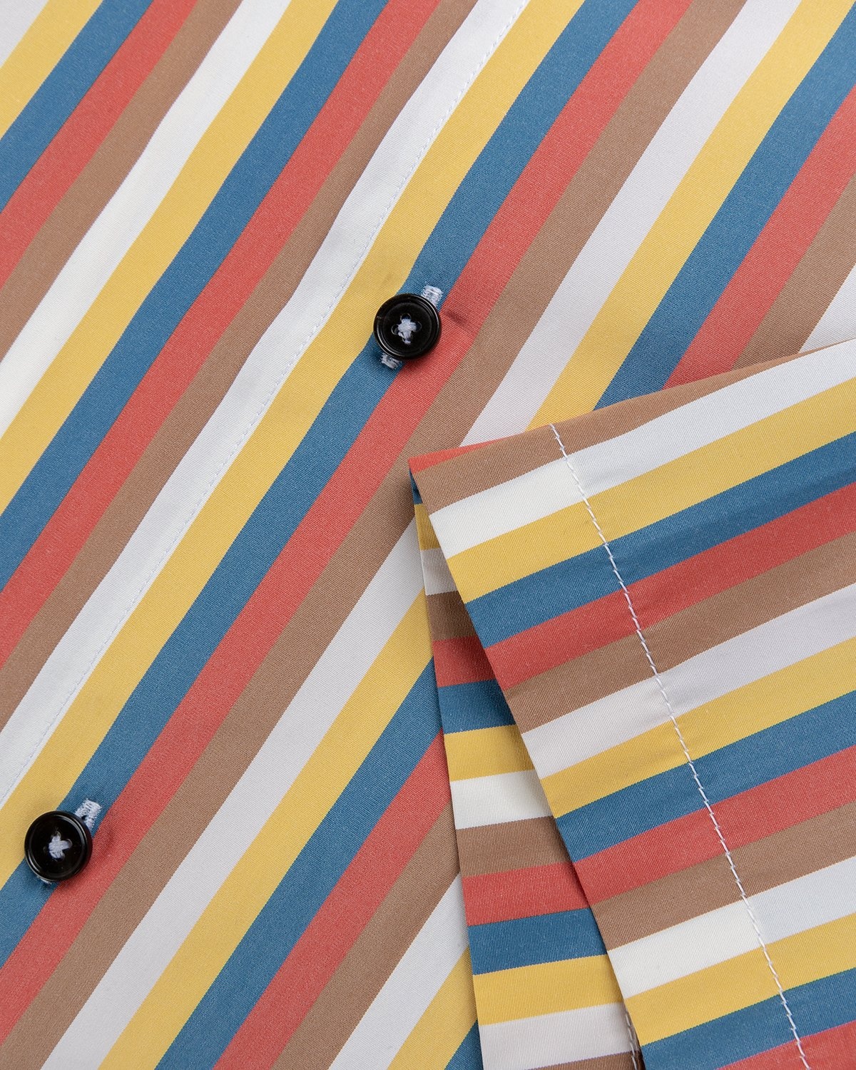 Jil Sander – Striped Vacation Shirt Red/White - Shirts - Red - Image 6