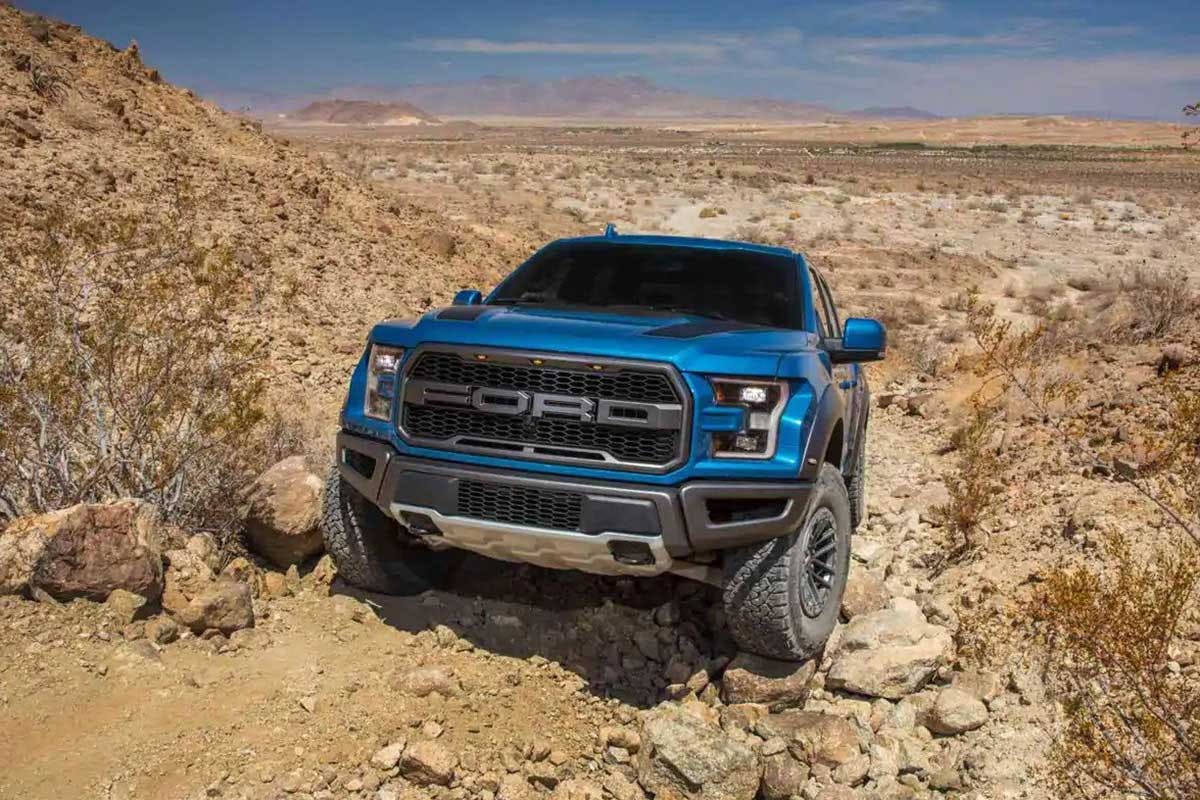 Kanye Uses Ford F-150 Raptor Trucks to Get Around Wyoming Ranch