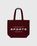 Highsnobiety – HS Sports Logo Tote Bag Bordeaux - Bags - Red - Image 1