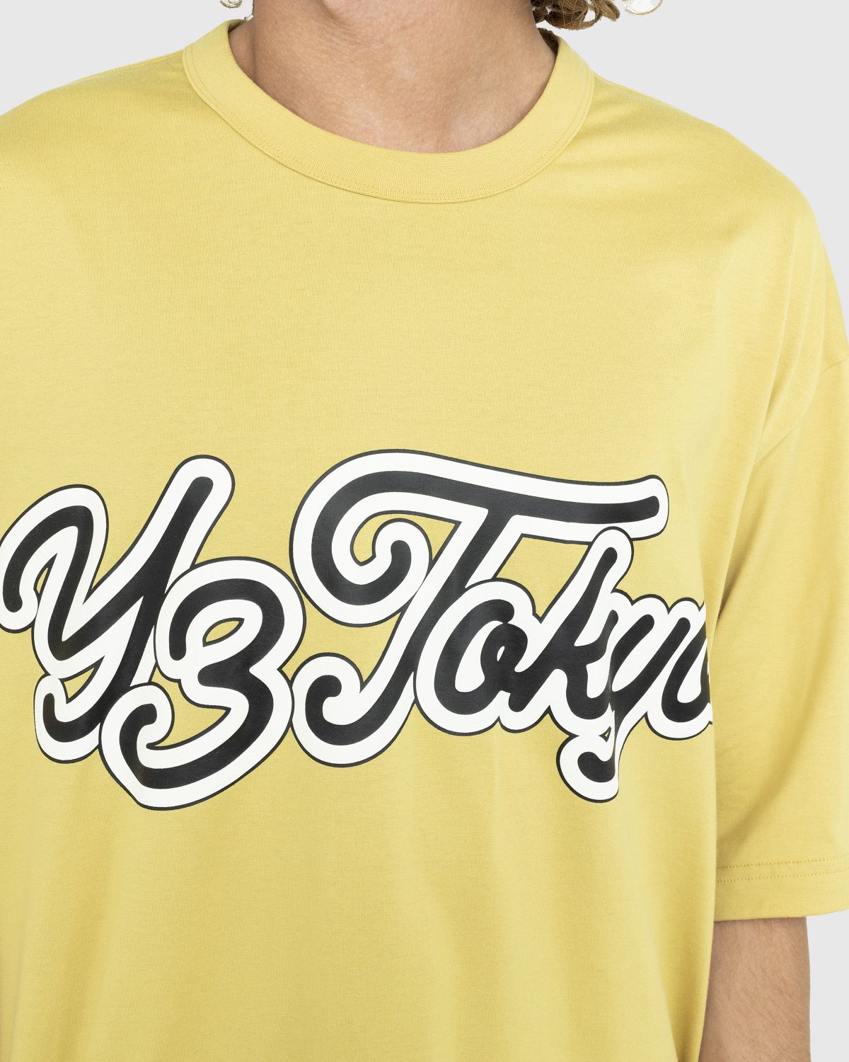 Y-3 – Tokyo T-Shirt Blanch Yellow - Tops - Yellow - Image 4