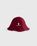 Adidas x Wales Bonner – Sunhat Black Burgundy - Hats - Red - Image 1
