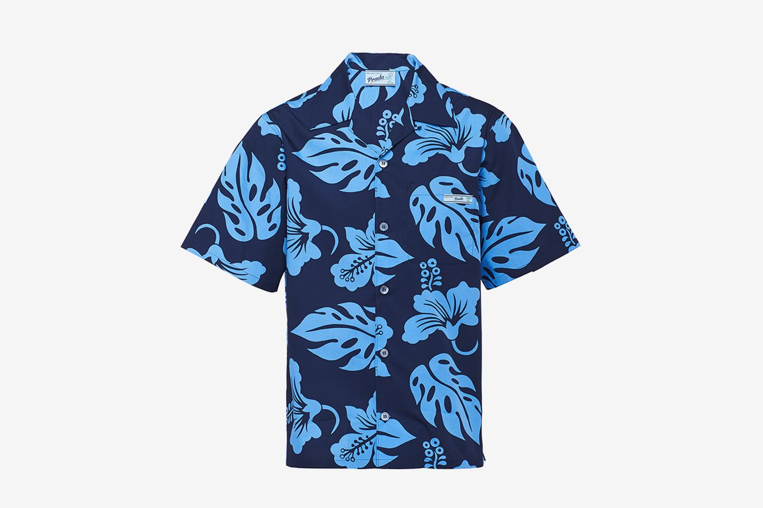 Shirt with Hibiscus Print