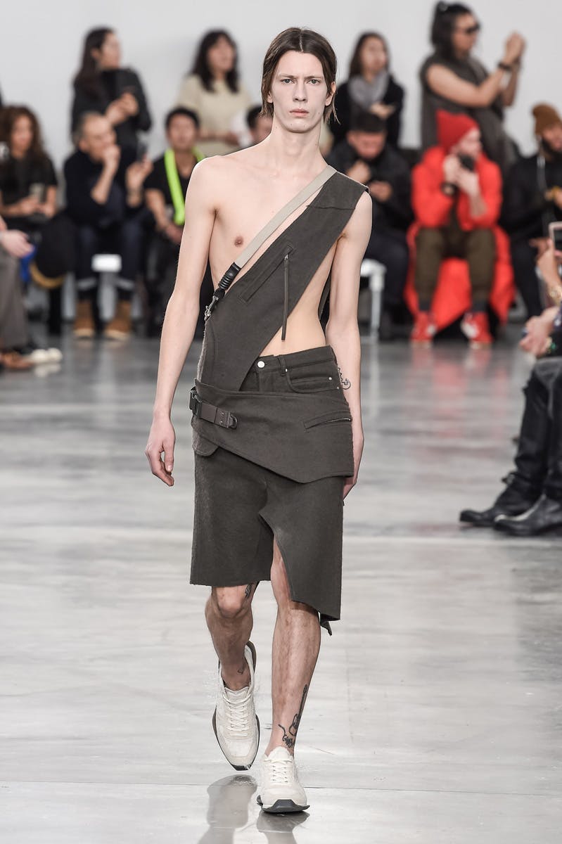 Rick Owens Menswear Fall Winter 2018 Collection Paris Fashion Week runway