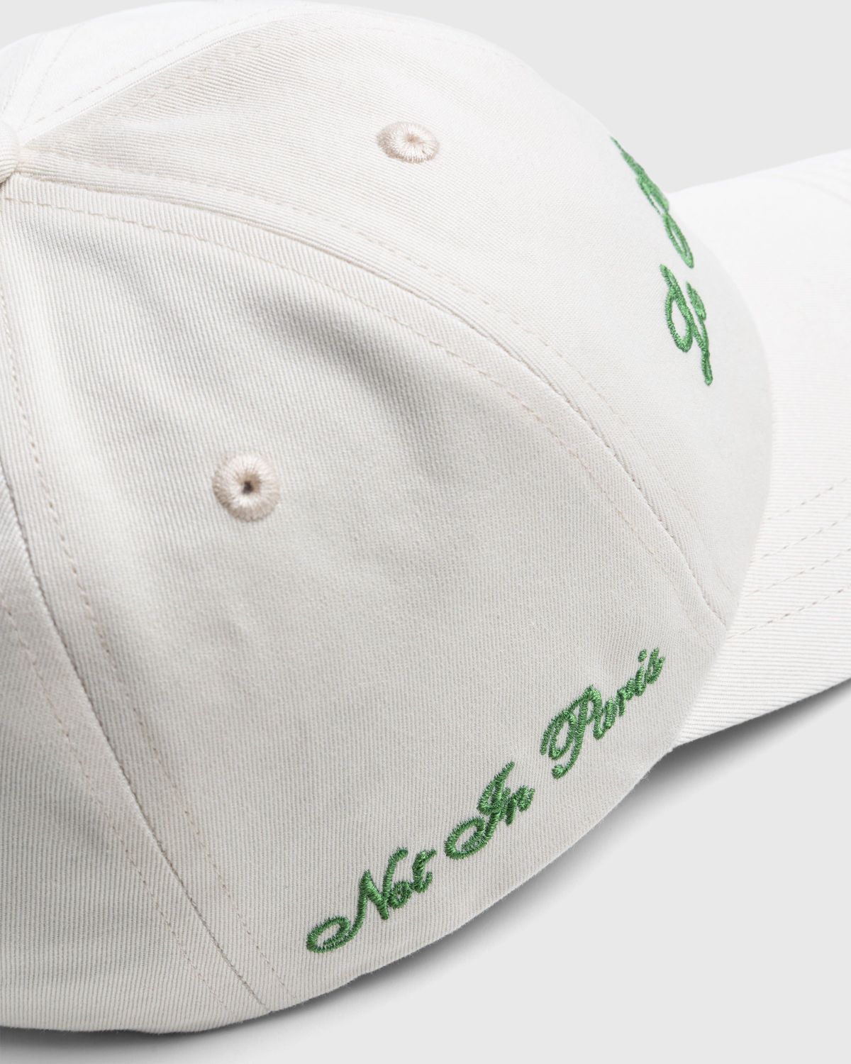 Highsnobiety – Not in Paris 5 Cap Eggshell - Hats - Beige - Image 5