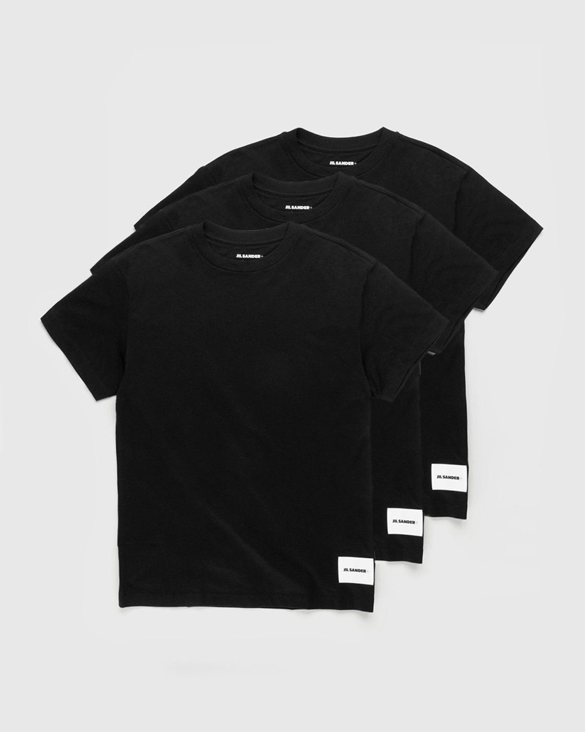 Jil Sander – T-Shirt 3-Pack Black - Tops - Black - Image 1