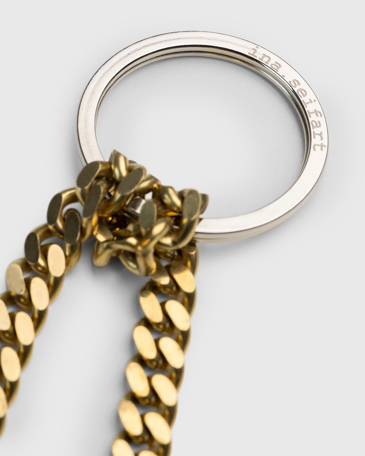 Ina Seifart – Keychain Panzer Long Brass - Keychains - Gold - Image 2