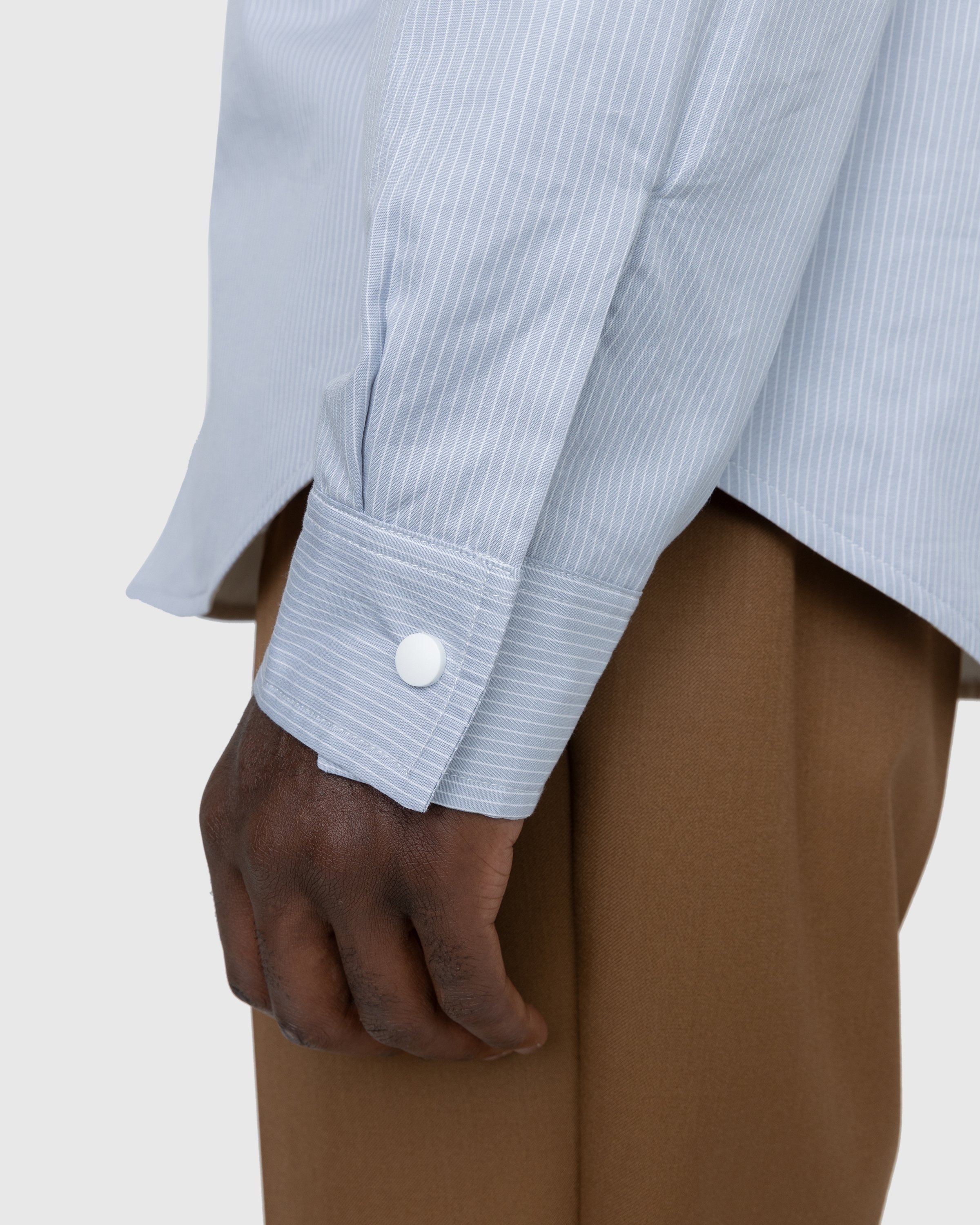 Highsnobiety – Quilted Insulated Shirt - Shirts - Blue - Image 6