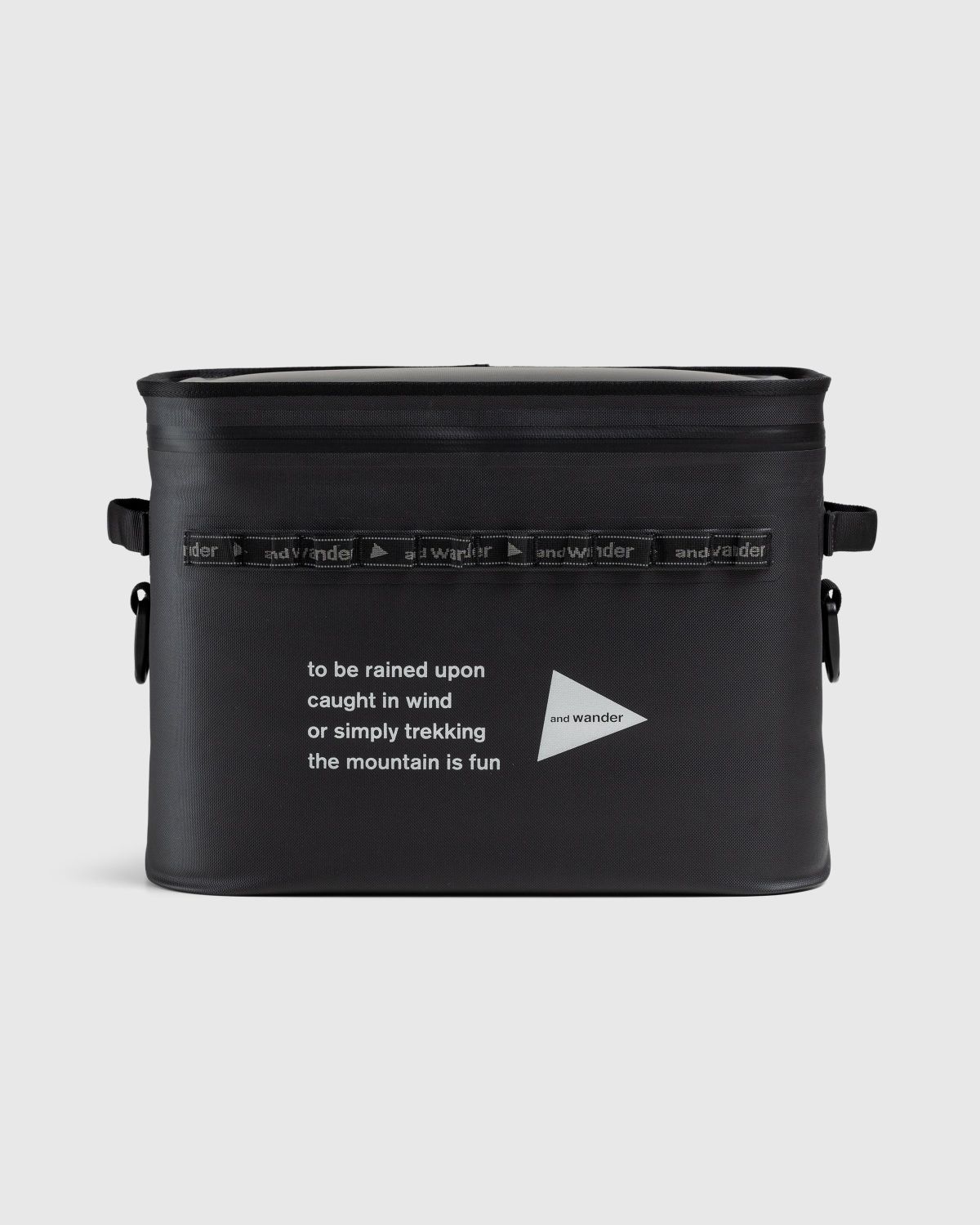 And Wander – Waterproof Cooler Black - Lifestyle - Black - Image 2
