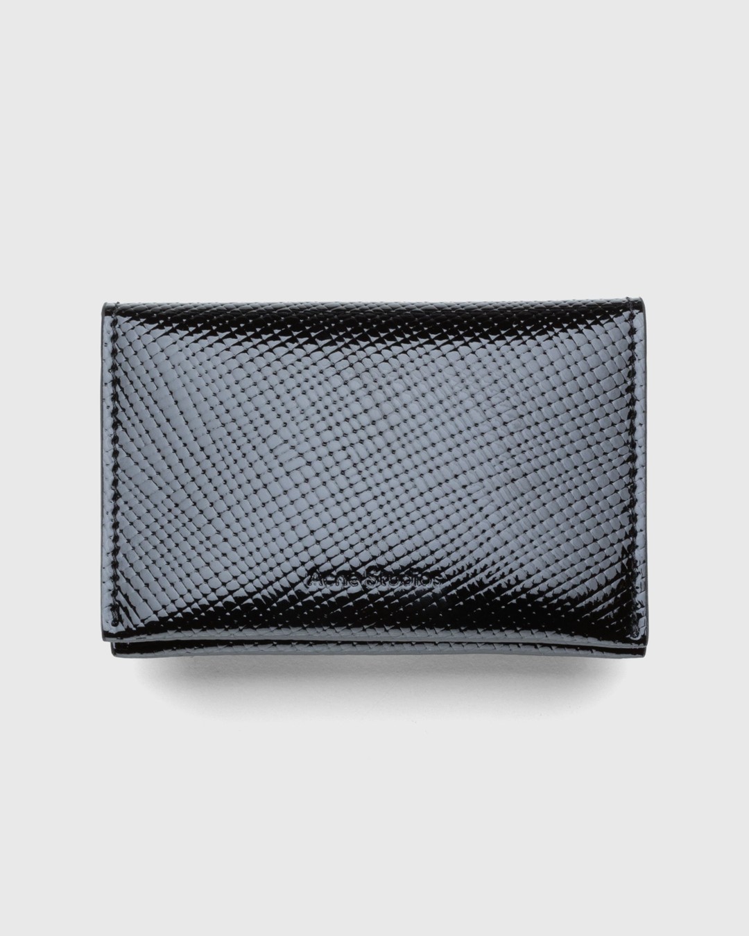 Acne Studios – Folded Card Holder Black - Wallets - Black - Image 1