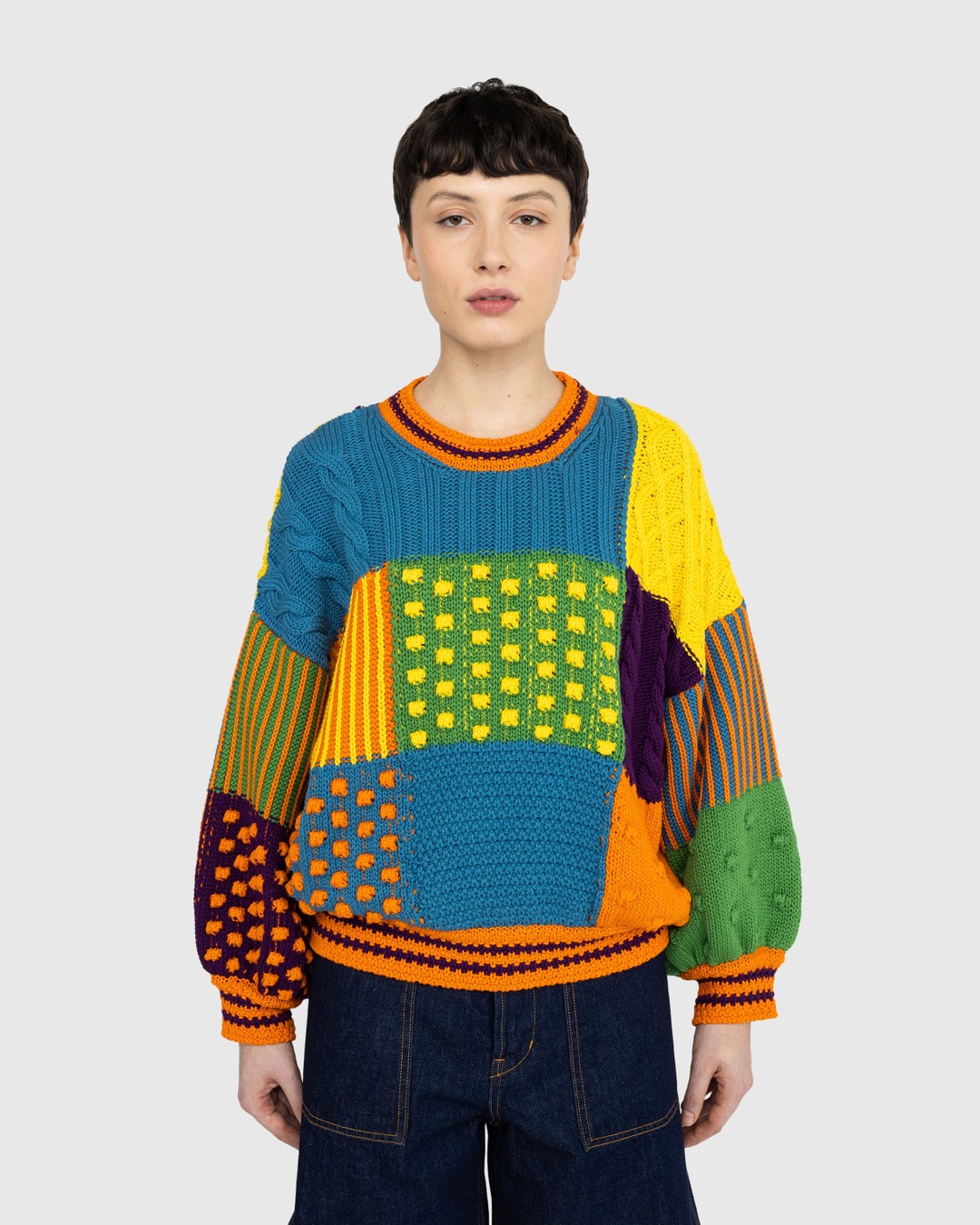 Kenzo – Patchwork Jumper - Knitwear - Multi - Image 2