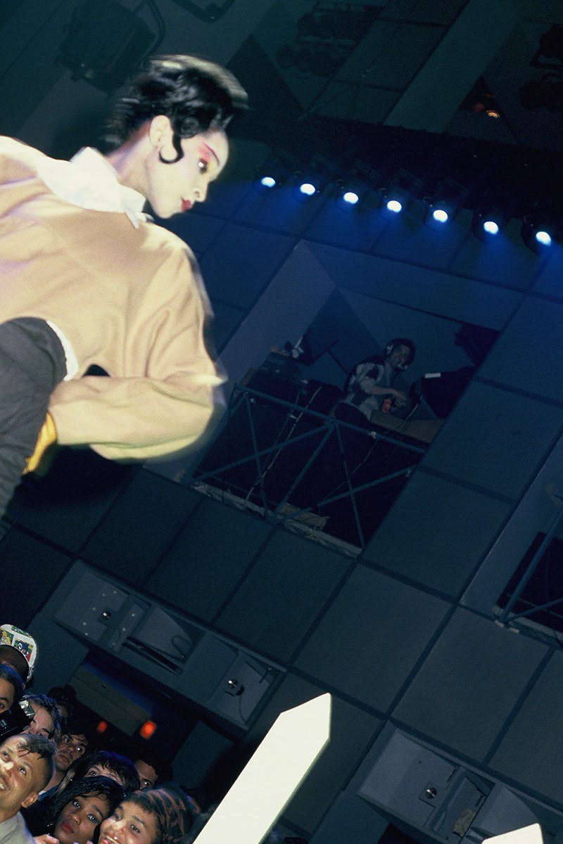 Andre Walker’s Fall/Winter 1986 collection shown at the Palladium in New York