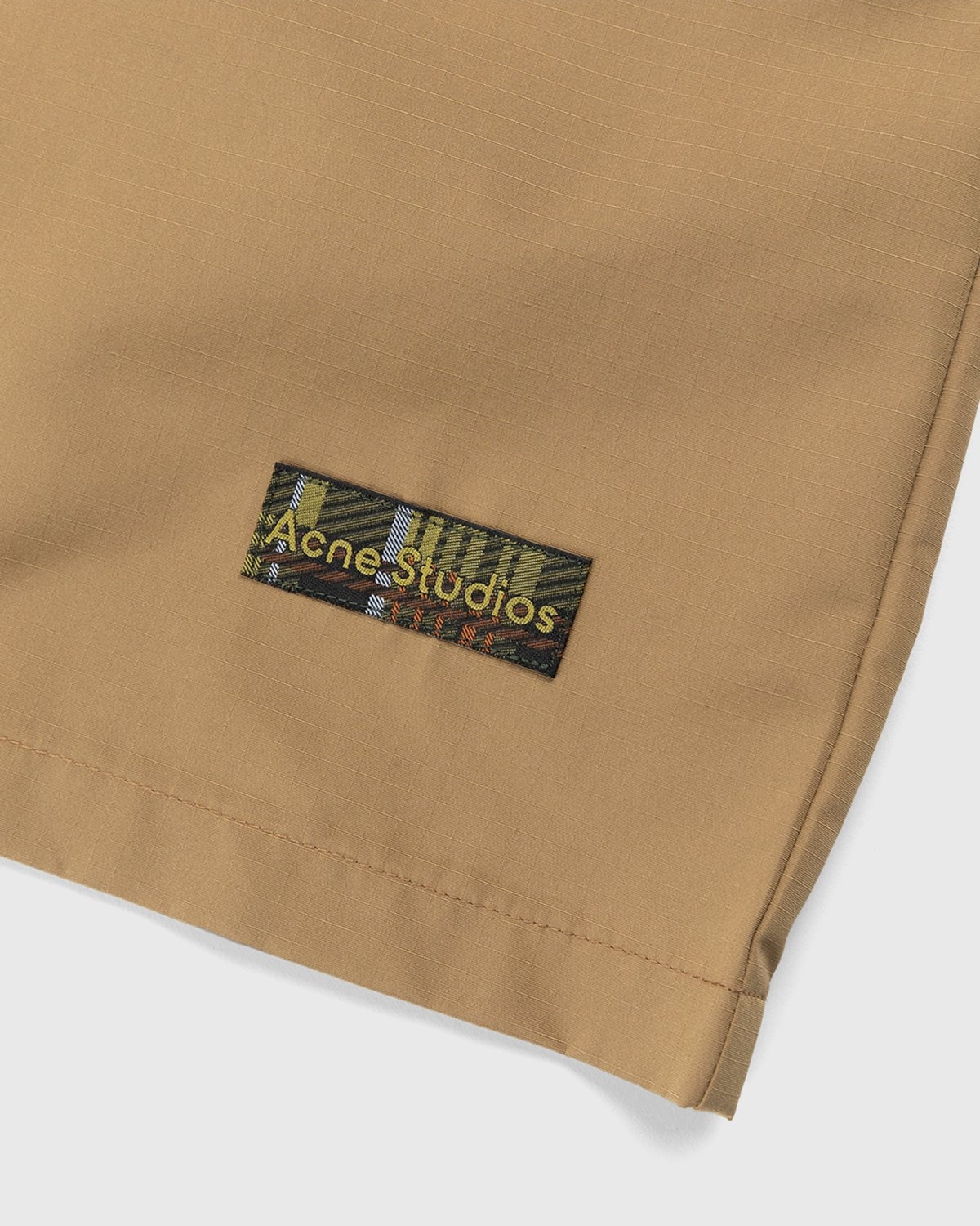 Acne Studios – Elastic Waist Ripstop Shorts Brown - Shorts - Brown - Image 3