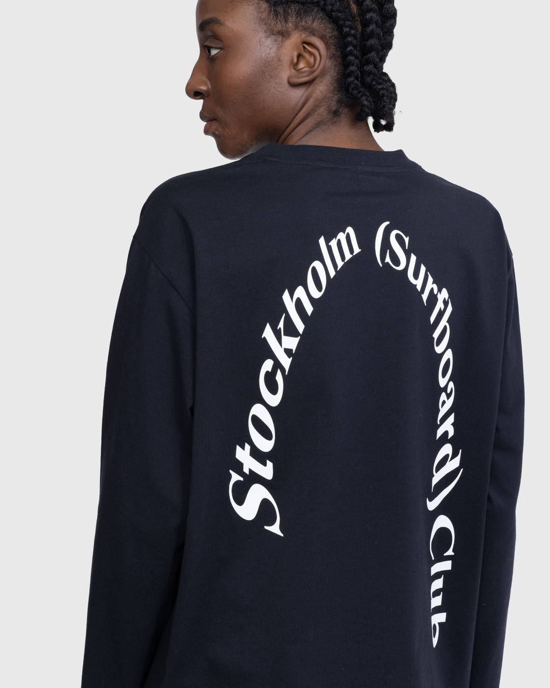 Stockholm Surfboard Club – Logo Longsleeve Black | Highsnobiety Shop