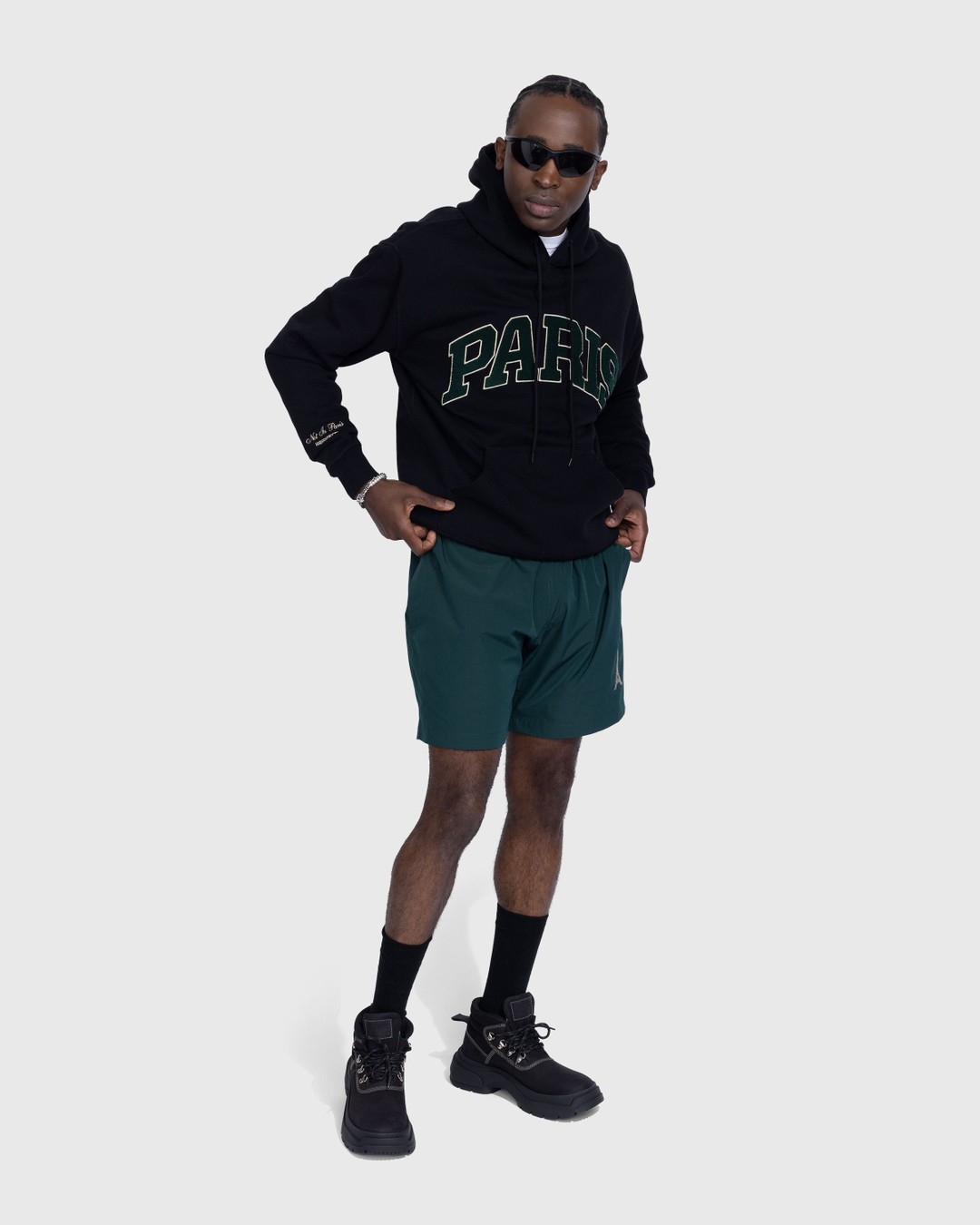Highsnobiety – Not in Paris 5 Nylon Shorts - Shorts - Green - Image 7