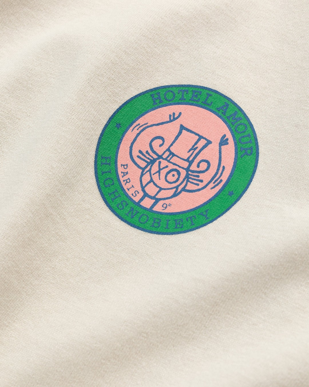 Hotel Amour x Highsnobiety – Not In Paris 4 T-Shirt Eggshell - Tops - Beige - Image 3