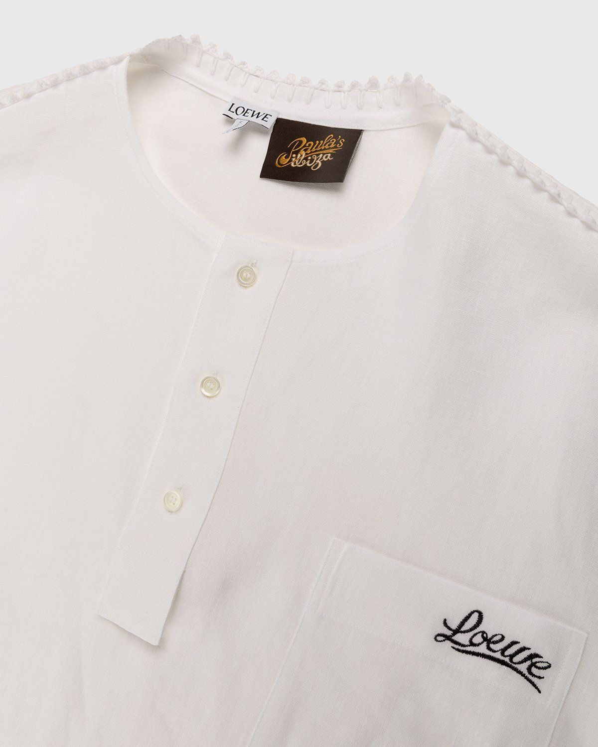 Loewe – Paula's Ibiza Buttoned Pullover Shirt White   Highsnobiety