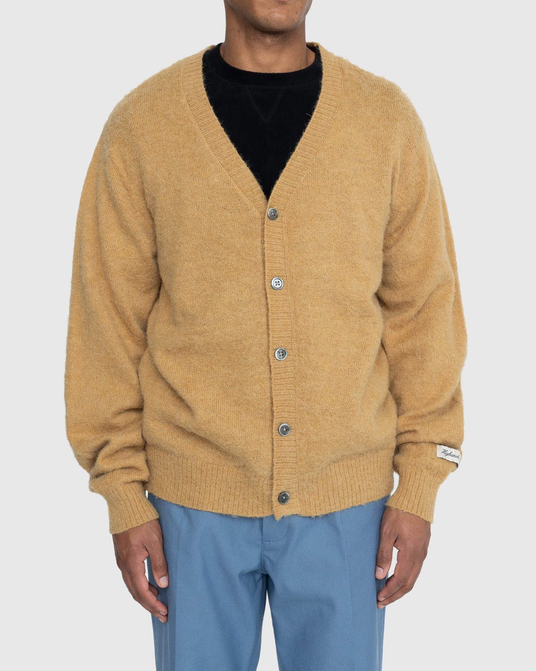 Highsnobiety – Alpaca Cardigan Light Brown - Knitwear - Brown - Image 2