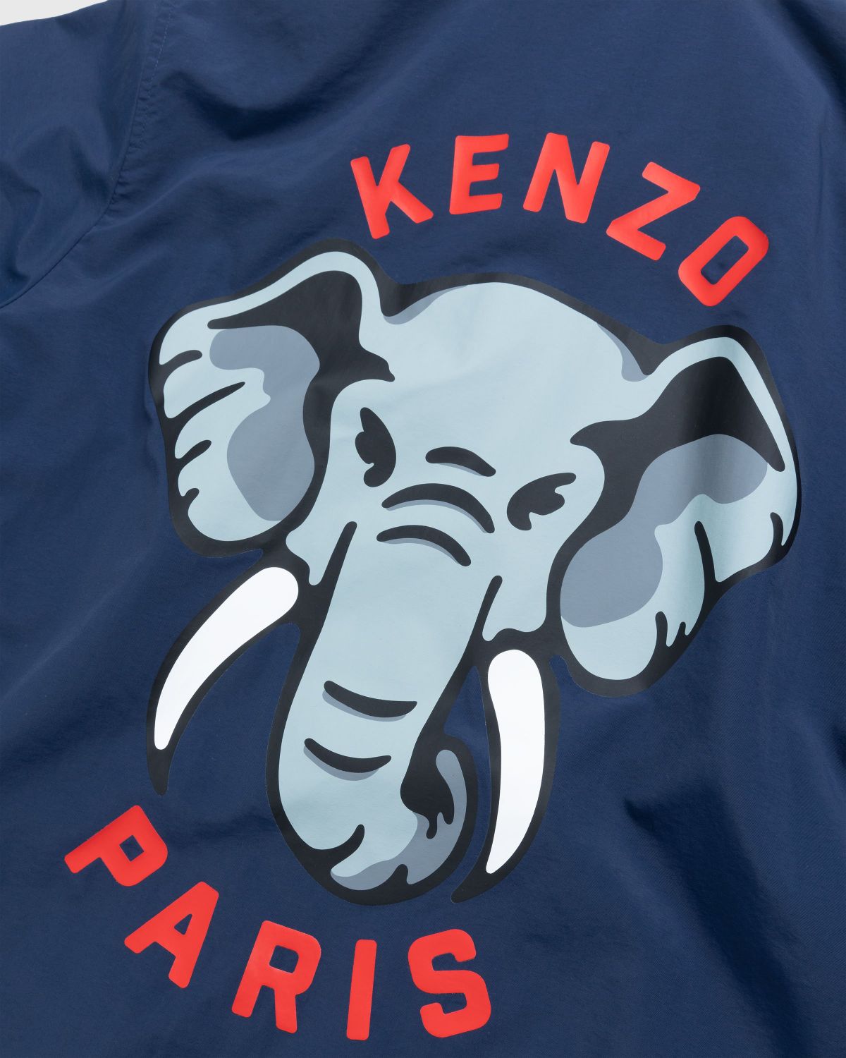 Kenzo – Elephant Coach Jacket Midnight Blue - Outerwear - Blue - Image 5