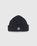 Stone Island – Ribbed Wool Beanie Melange Charcoal - Hats - Grey - Image 1