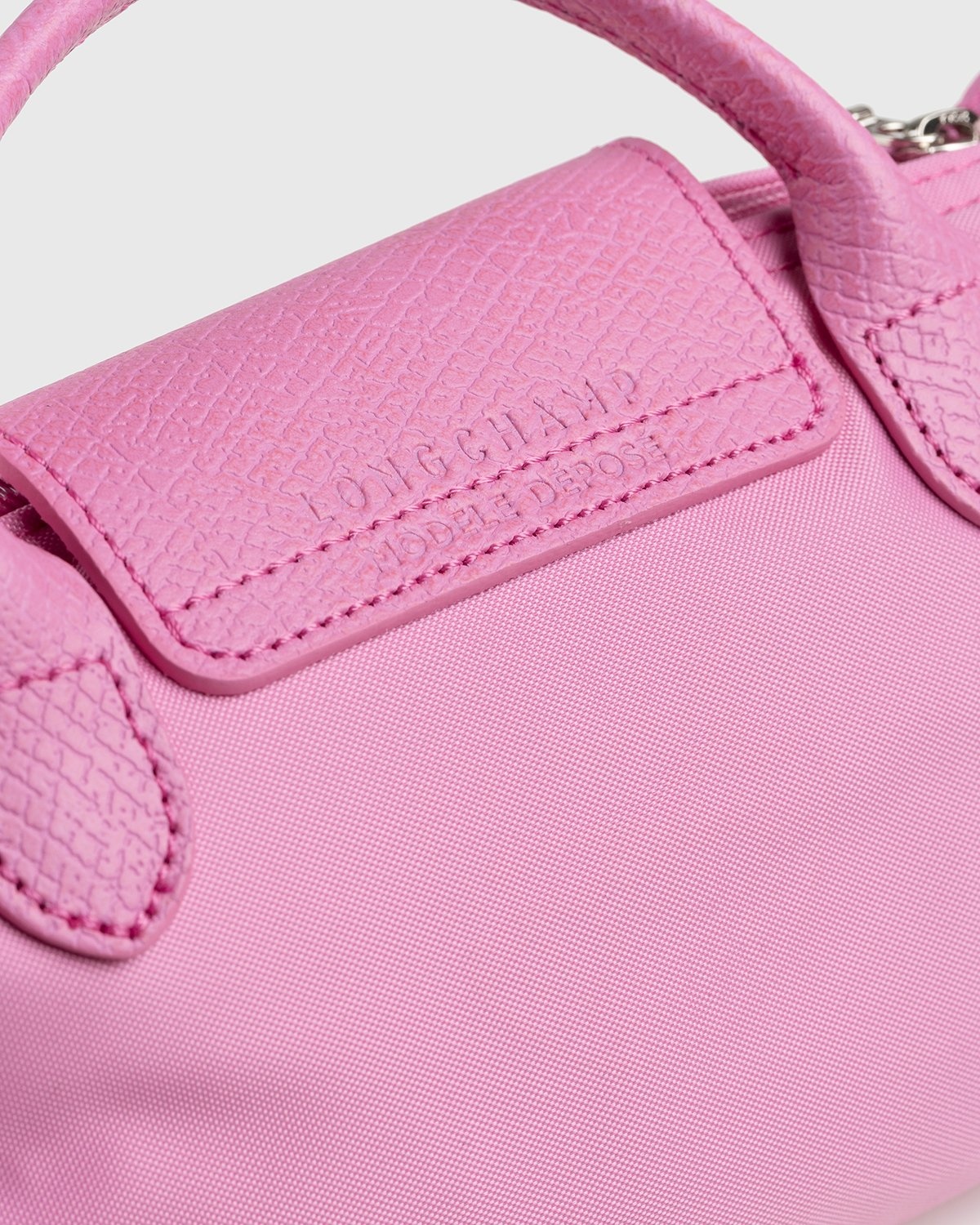 Longchamp x André Saraiva – Le Pliage André Pouch Pink - Clutches - Pink - Image 3