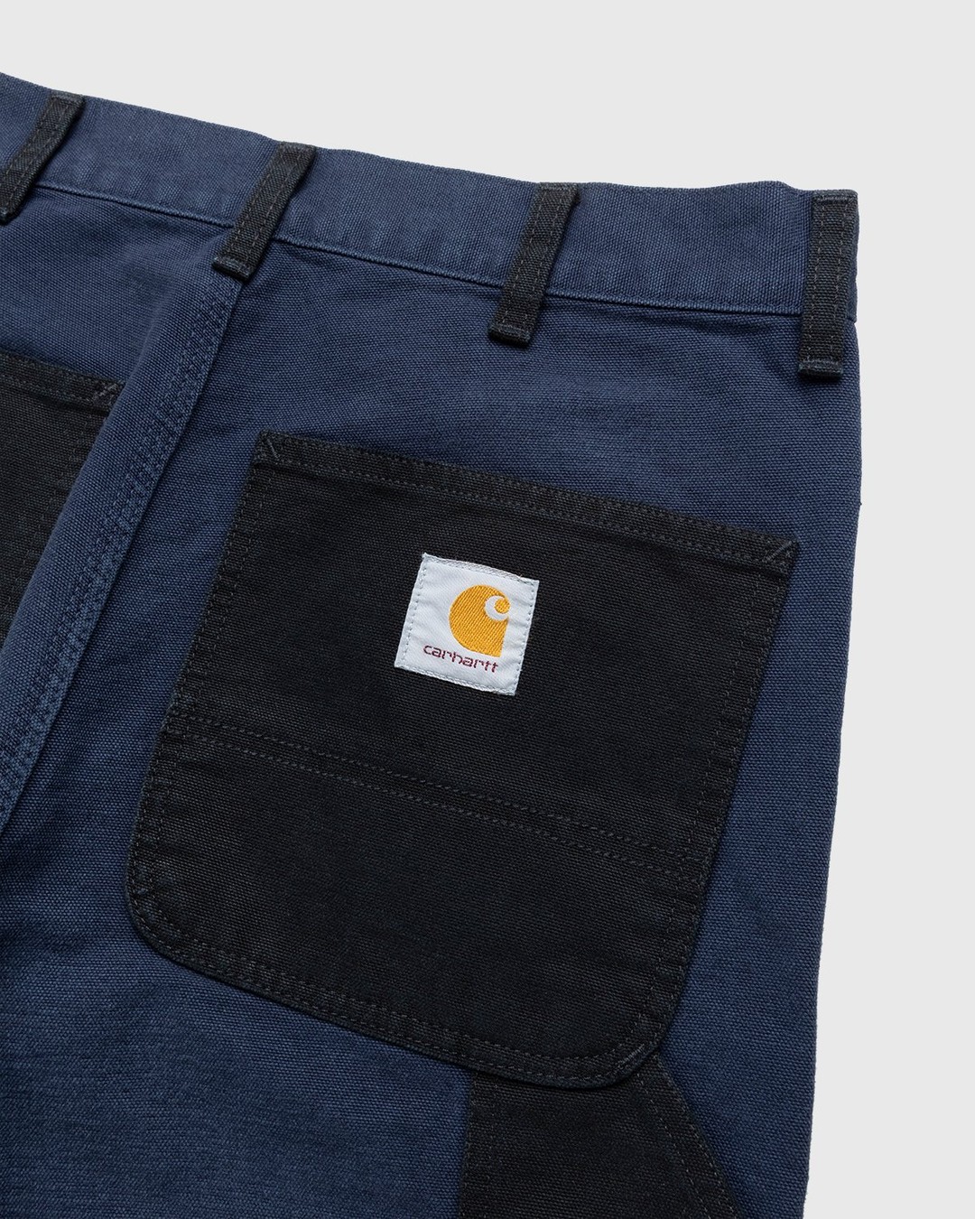 Carhartt WIP – Double Knee Pant Dark Navy - Pants - Blue - Image 3