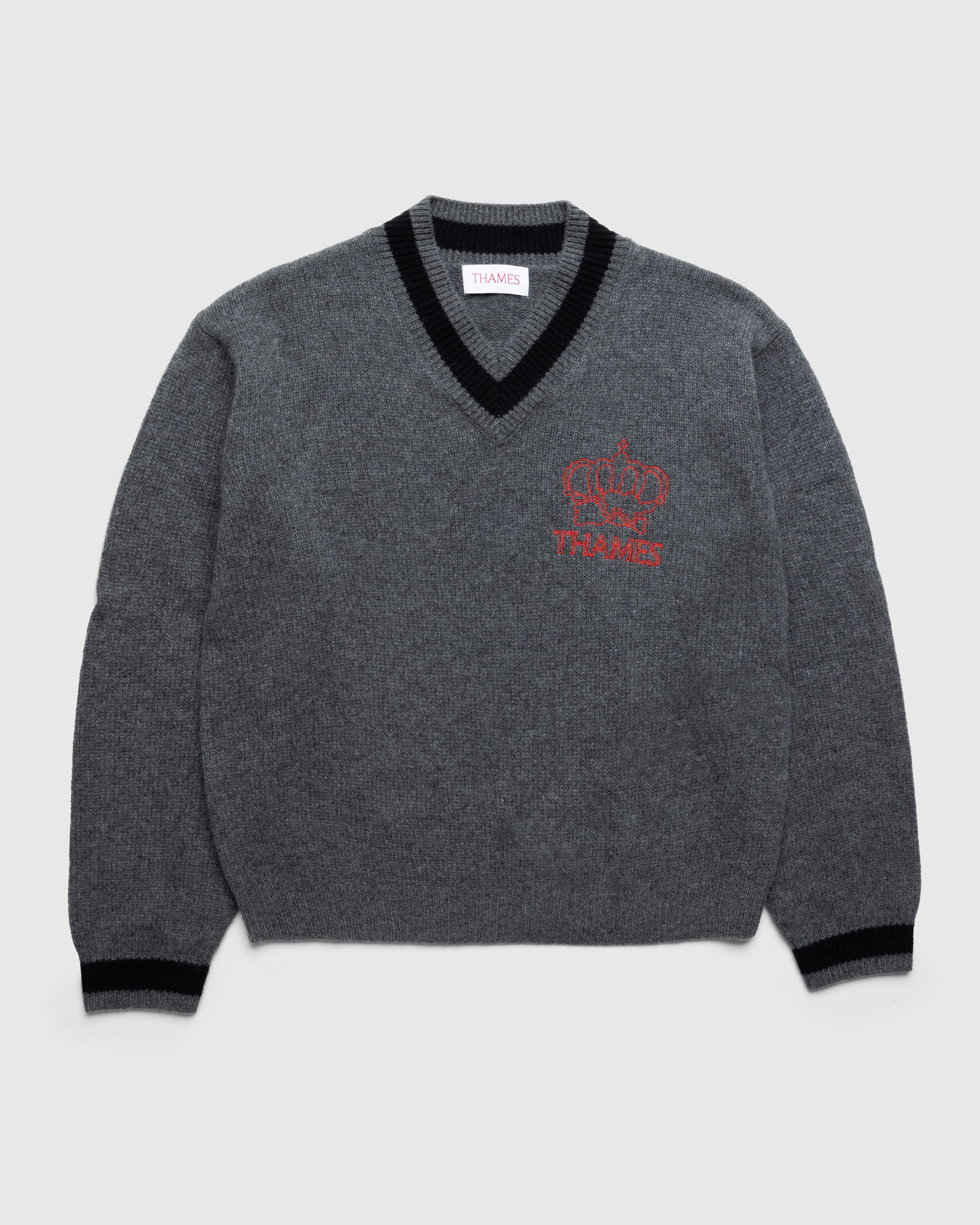 THAMES MMXX. – P.G. Knit Cashmere Grey - Knitwear - Grey - Image 1