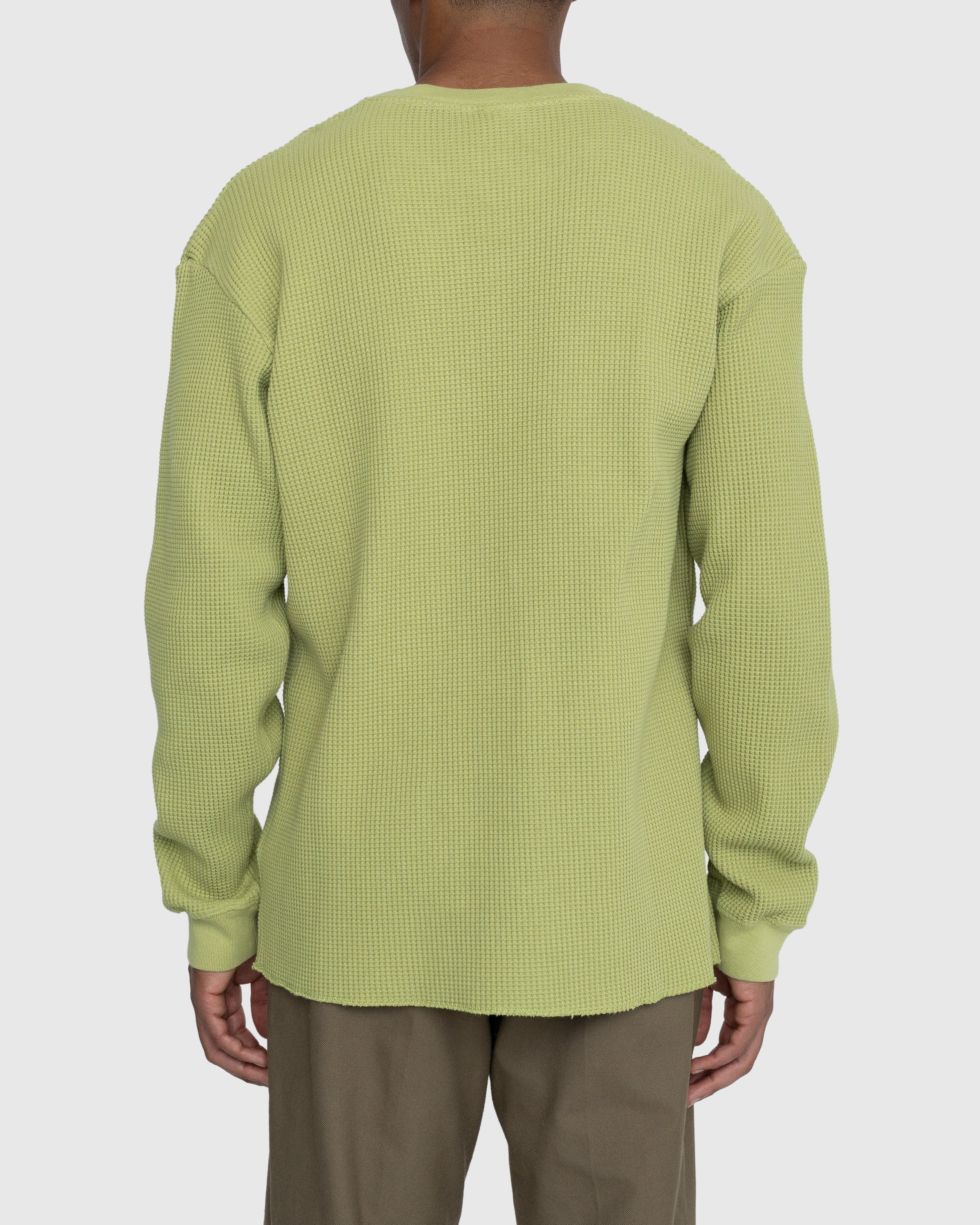 Highsnobiety – Thermal Crew Olive - Sweats - Green - Image 4